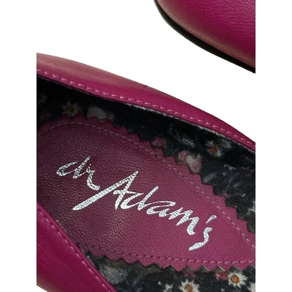 Dr Adam's Women's Purple Slip On Low Top Pointed Toe Heel Shoes Size EU 38 - Picture 5 of 7